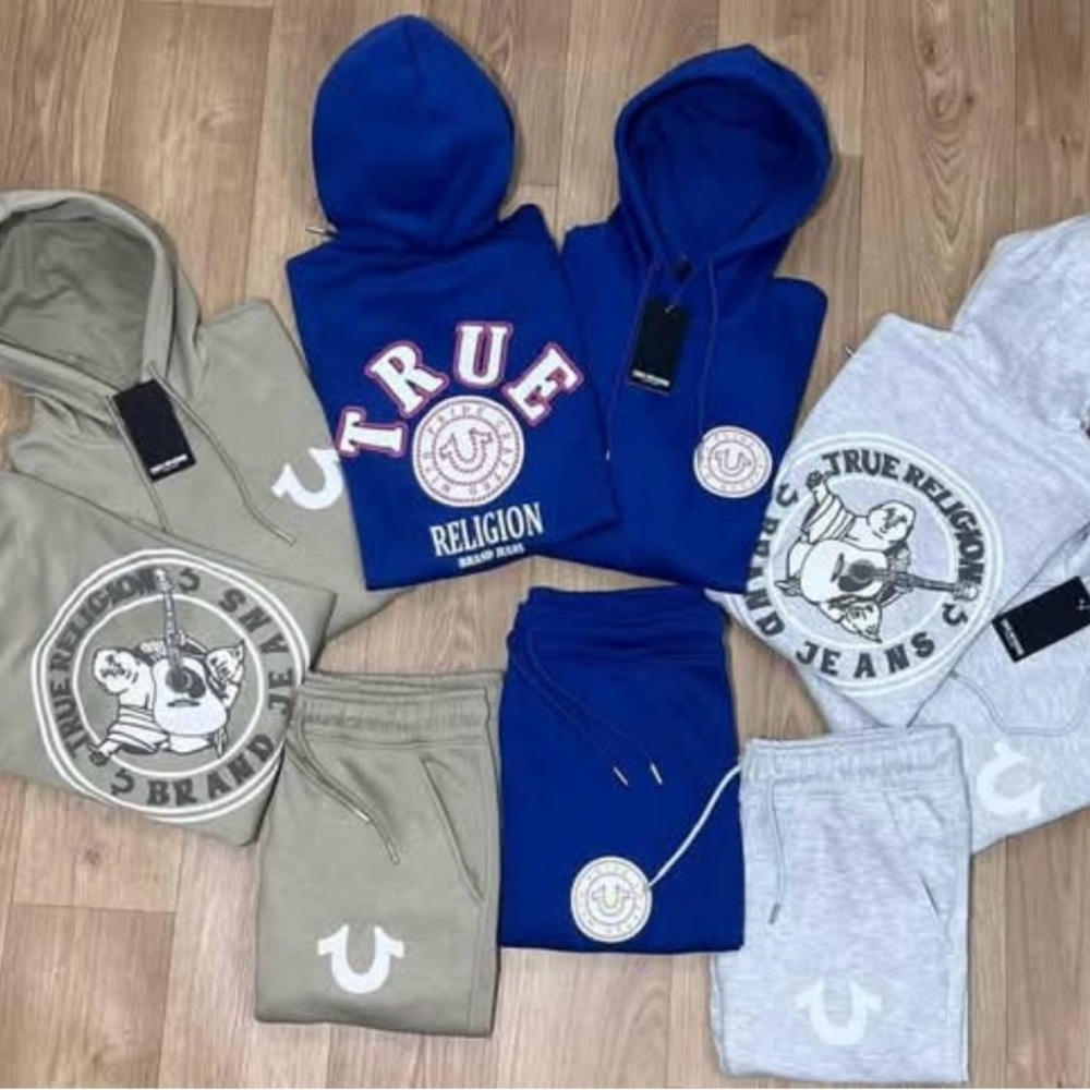 True Religion SweatSuits!! Blue, White, Grey